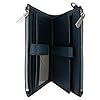 Michael Kors Jet Set Travel Double Zip Saffiano Leather Wristlet Wallet 2019 New Color (Navy), Medium