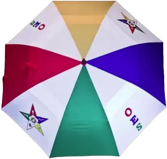 Order of Eastern Star New Fraternity 30'' Wind Resistant Auto Open Umbrella