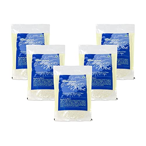 Image of PRISTINE Fields of Gold Basmati Rice, 1 kg (Pack of 5)