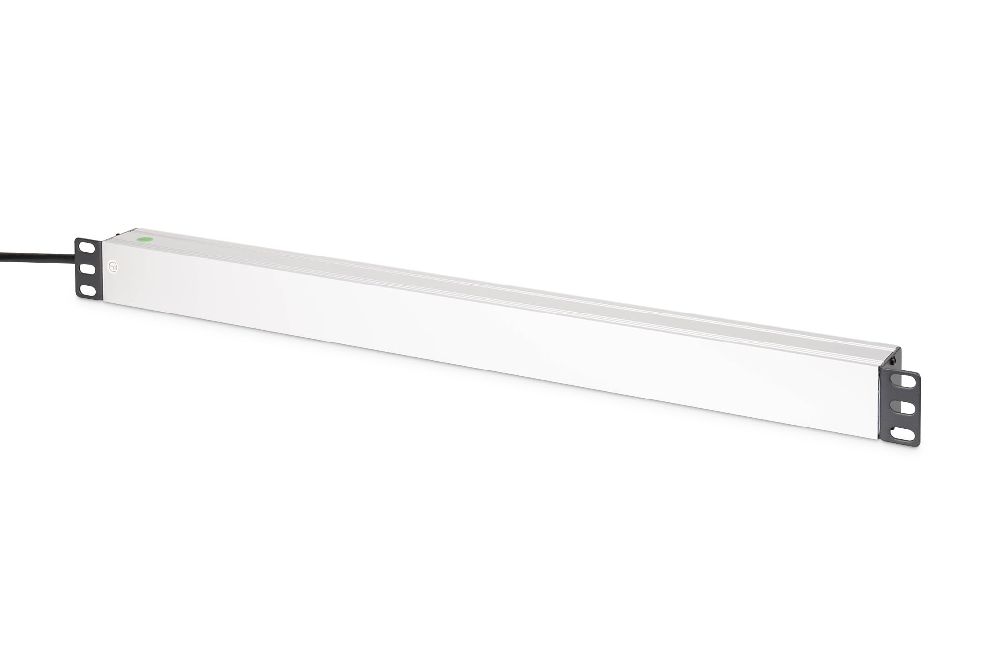 DIGITUS DN-95438 – Presa multipla – 9 prese – Filtro di rete e protezione da sovratensione – Montaggio verticale in armadio di rete o server – 230 V CA 50/60 Hz 16 A 3600 W