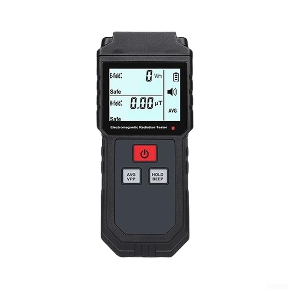 ET825 Détecteur de rayonnement électromagnétique, double compteur électrique et magnétique avec alarme LCD pour les tests de bureau à domicile et industriels