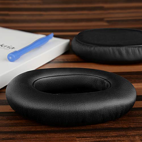 Almohadillas de repuesto Geekria para audífonos Meze 99 Classics, Meze 99 Neo, cojines de repuesto para oreja, partes de reparación con guía en video (Negro) miniatura 4