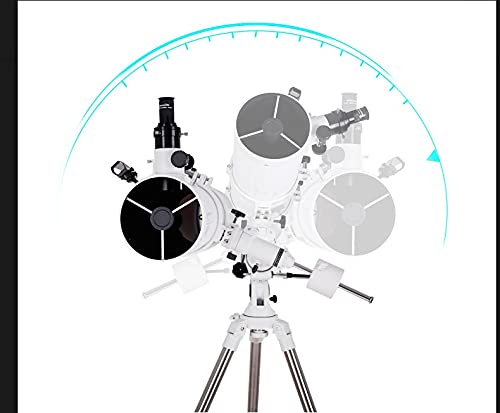 Astronomisches Teleskop, hochauflösendes tragbares Refraktor-Teleskop für den Außenbereich mit verstellbarem Stativ… – Bild 6