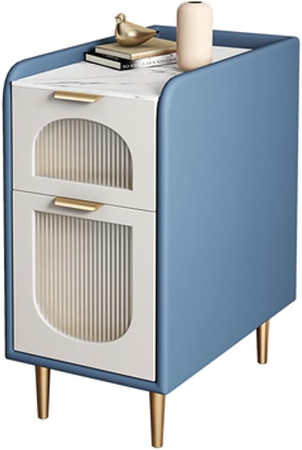 ナイトスタンド 木製ベッドサイドテーブルモダンな収納サイドテーブル小型ミニガラスベッドサイドテーブルリビングルーム寝室寮に最適 寝室