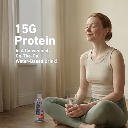 Image of Isopure Clear Protein Water with Electrolytes Mixed Berry 20 oz, 12ct