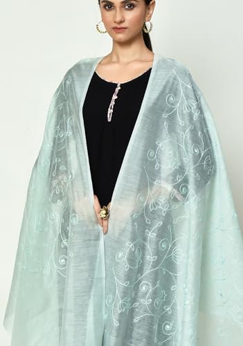 Women's Cotton Banarasi Dupatta, stole scarf wrap chunni2