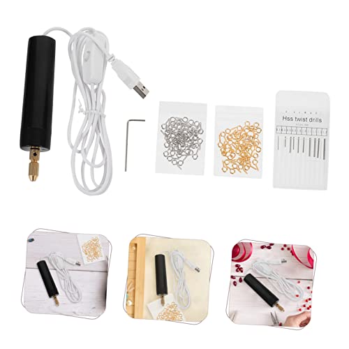Mini perceuse électrique outil de poinçonnage à chargement USB compact - 6