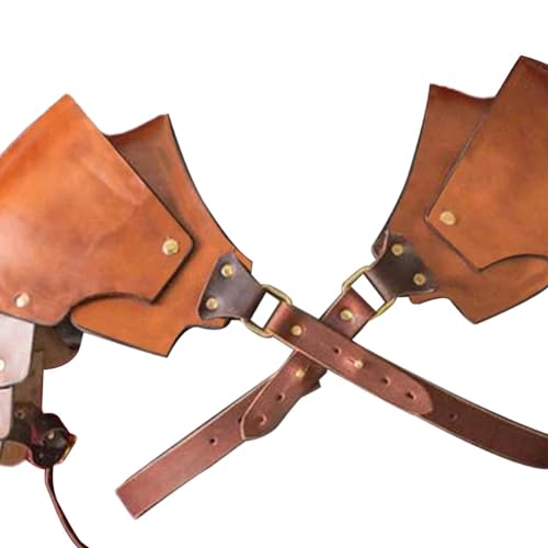 YIJU Armadura de ombro medieval, arnês de peito, guarda de ombro para dramatização