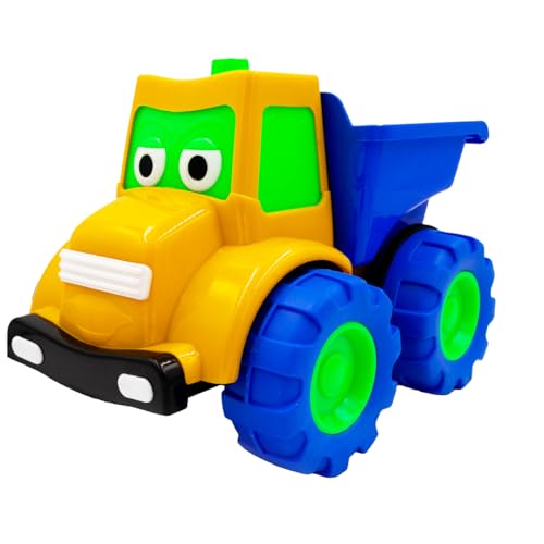 Image of ToyBharat Mr Dumper Friction Toy Truck - Realistic Multicolour Construction Vehicle for Kids 1-6 Years, Safe & Durable
