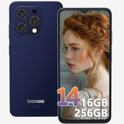 DOOGEE N55 PRO Smartphone 16GB + 256GB, 6.56" HD+ 90Hz, 5150mAh, Fotocamera 13+8MP, Viola