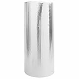 Nqyjm Heizkörper-Reflektorfolie Silber 10 x 1 m Polyethylen für Wohnzimmer und Büros LH42890024