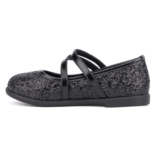 Olivia Miller Girls Toddler Princess Heart Maryjane, Round Toe Flats, Thermoplastic Rubber Outsole3