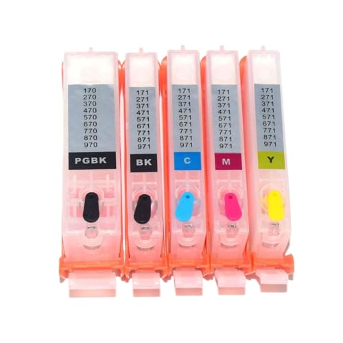 Cartouche d'encre rechargeable à puce ARC pour Pixma MG6350 MG7150, impression sans blocage