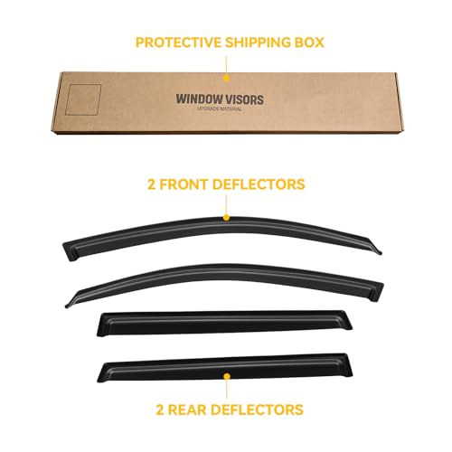 Image of Rain Guards Window Visor for Toyota Rav4 2006-2012 Out-Channel