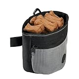 Dog Treat Pouch   Medium Dogs Puppy Walking Waists Bag | Magnetic Closure Dog Training Waist Bag, Pet Treat Waist Belt, for Hiking