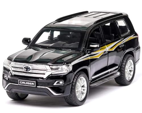 Image of Kids Toy car Playsets 1:32 Lcruiser Diecast Metal Car for Kids Pull Back Cars with 4 Openable Doors Light and Musical Sound (Multi)