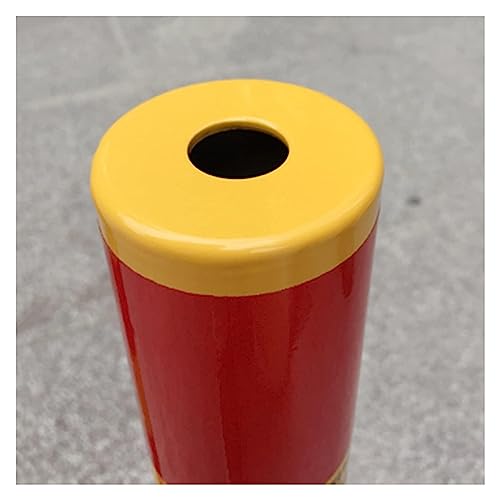 Poteau de stationnement pliable verrouillable avec ressort flexible pour éviter les collisions avec clés incluses