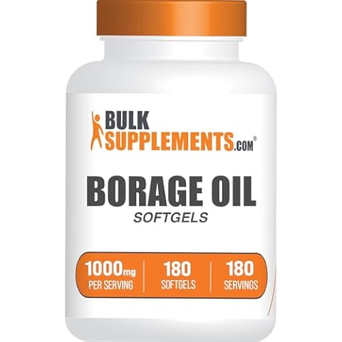 BulkSupplements Borage Oil Softgels 1000mg Cover