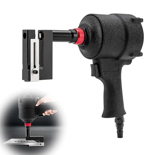 Perforatrice pneumatique industrielle avec sortie d'échappement pour poinçonnage alu