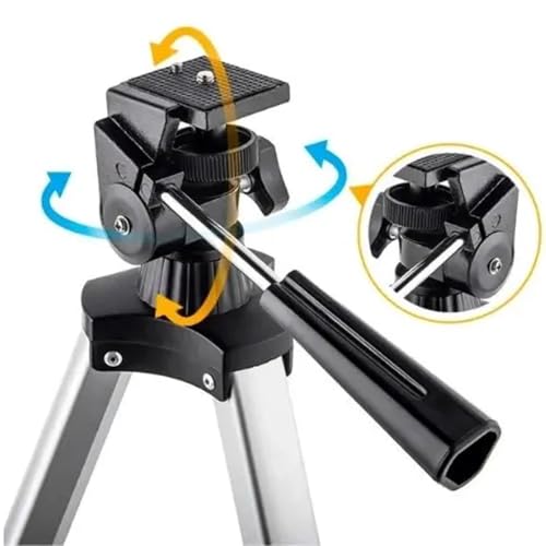 Telescopio astronómico refractor 70mm con trípode y mochila miniatura 6