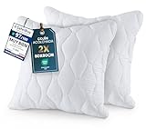 Utopia Bedding Relleno de Cojín Acolchada 80 x 80 cm (2 Unidades),Almohadas de Sofá (Blanco)