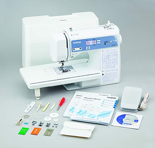 Brother Sewing and Quilting Machine, Computerized, 165 Built-in Stitches, LCD Display, Wide Table, 8 Included Presser Feet, White | Brother Sewing and Quilting Machine, Computerized, 165 Built-in Stitches, LCD Display, Wide Table, 8 Included Presser Feet, White - Image 3