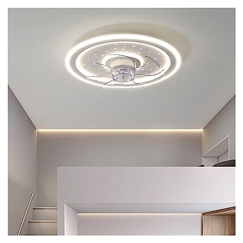 Ventilateur de plafond intelligent silencieux pour chambre et grand salon