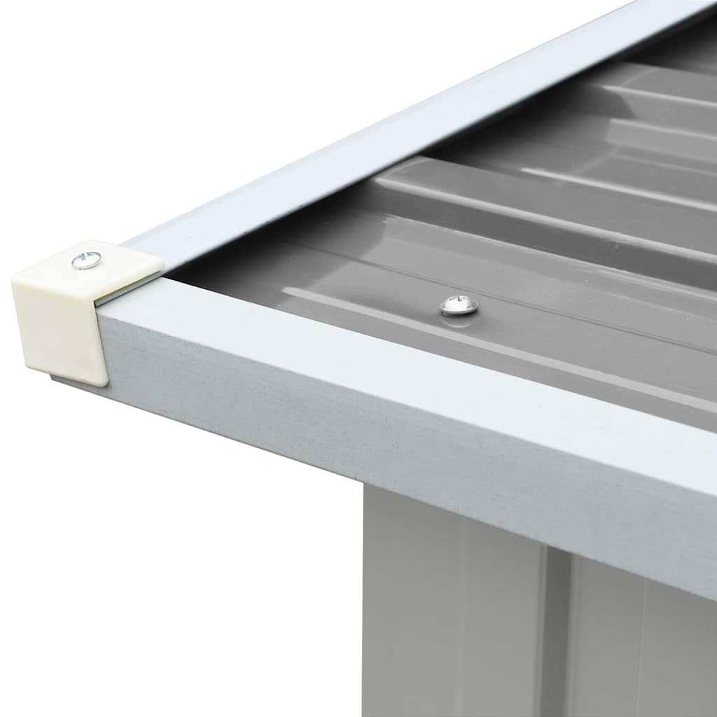 Abri de Stockage de Bois 330x92x153 cm Gris Intérieur Extérieur