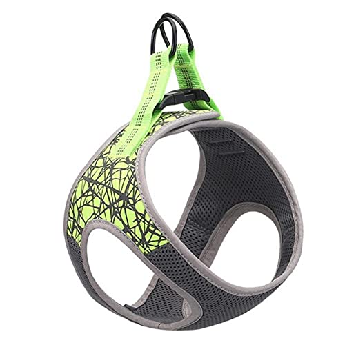 Harnais pour chien nylon pour sorties nocturnes et trajets en voiture XL