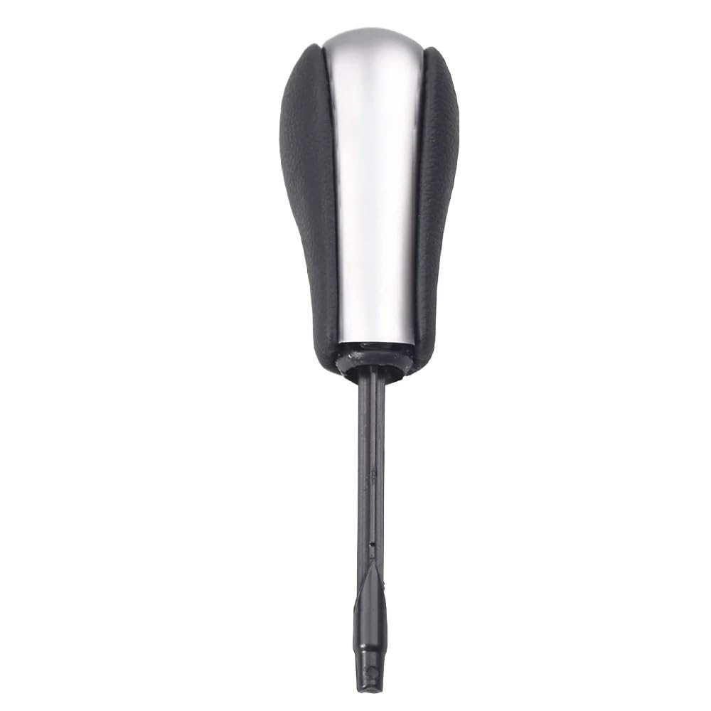 Wxnlbb Matt Silver-Long Car Accessories Automatic At Shift Gear Knob Compatible With Bmw E81 E82 E87 E90 E91 E92 E93 E36 E46 E39 E38 E53 E83 E60 E61(Matt Silver-Long)
