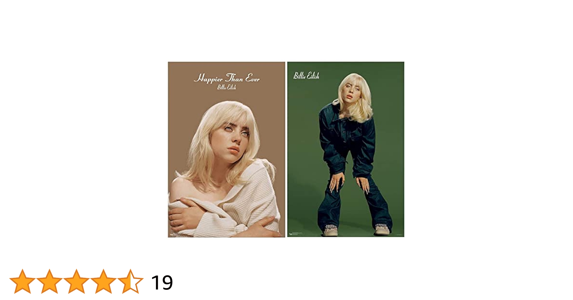 Billie eilish 日本未発売ポスター　セット　2枚 🆕 ⚡️Billie Eilish⚡️ 📍Aug 16, 2025 (Sat) at Saitama