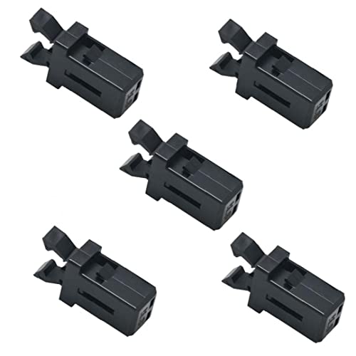 Froiny 5pcs Poubelle Peut Verrouiller en Plastique Interrupteur Auto-Verrouillage Capture De Rechange Compatible Tactile Clip De Réparation De Loquet, Noir Cover