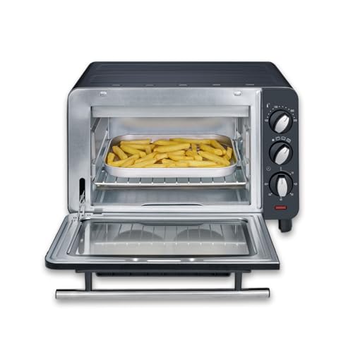 Four électrique Mini four compact Température variable Minuterie intégrée Cuisson polyvalente - vue 4