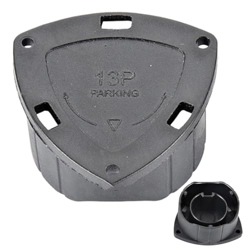 Soporte Para Enchufe De Remolque   Protector De Conector De Remolque De 13 Pines | Cubierta De Enchufe Para Remolques | Tapa Antipolvo Resistente A La Intemperie PP 30g Para Adaptador De 8 Pines, Cone