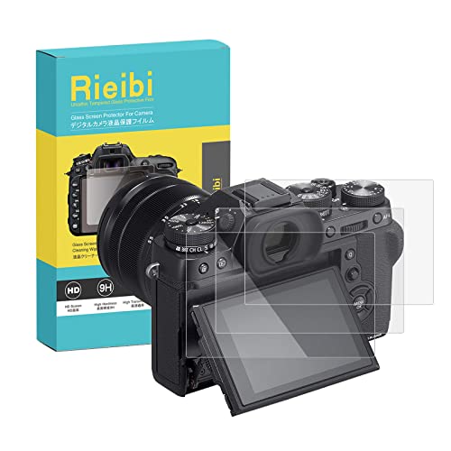 Rieibi FUJI X-T2/X-T1�t���ی�t�B�����AFuji X-T2/X-T1�t���v���e�N�^�[ ����0.25MM �����^�C�v 3���Z�b�g �����K���X �\�ʍd�x9H �ϏՌ� �ώw��