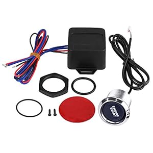 Universeel Motor Knop, 4.9 x 4.6 x 3.4 cm 3.7 x 3.3 cm/1.5″ x 1.3″ als afbeelding laten zien Motor Stop Knop Plastic voor Voertuigen