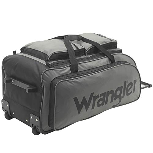 Wrangler Rolling Duffel, Charcoal Grey, 30
