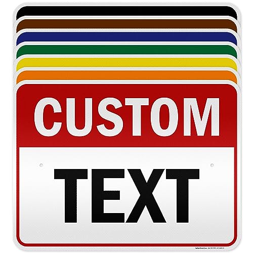 Custom Sign, Custom Sign for Business, Indoor/Outdoor use. 18x24 Inches, 3M EGP Reflective, Rust Free .080 Aluminum, Fade Resistant, Made in USA by My Sign Center (Header)