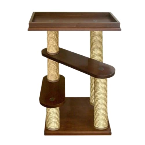 PET WONDERLAND 据置型 キャットタワー トルネードベーシックミニ (ベッド付き) ペット用品