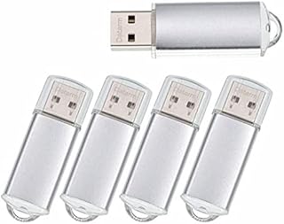 2GB Memory Sticks Bulk Pack of 5 Flash Drives - Mini Multicolor USB 2.0 Stick 2 GB Portable Multipack Pen Drive - Data Storage Pendrive Value Zip Drive USB Key with Cap Commercial Gift by Datarm