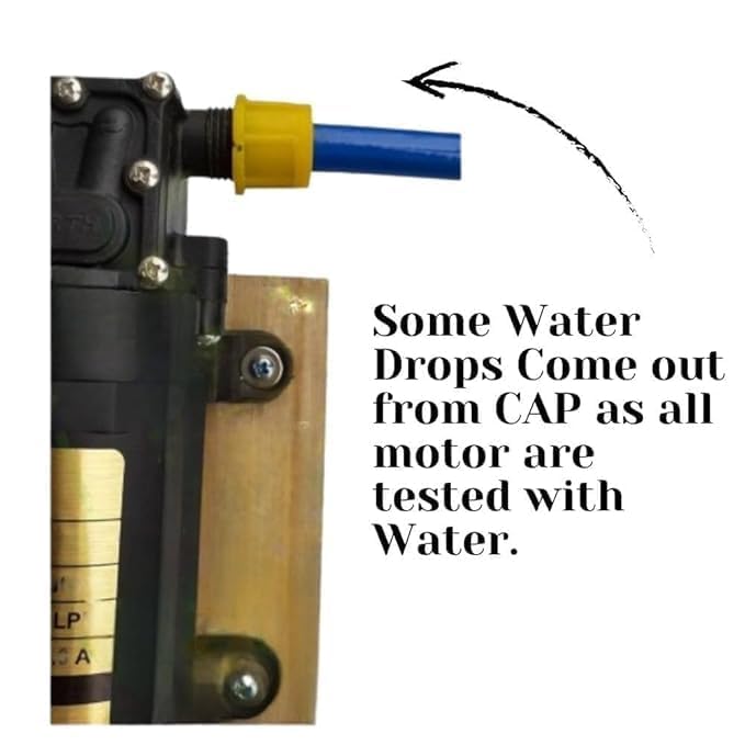 Image of High Pressure Diaphragm Pump Double Motor 12V DC Electric Battery Operated Sprayer Water Pump Motor for Agriculture Farm Fogger Misting Spray Car Bike Wash Sanitizing Gardening UNIT250PSI