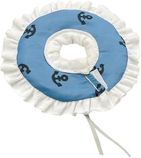 Verstellbares Halsband für kleine Haustiere, weiches, leichtes E-Halsband für Meerschweinchen, Kaninchen, Zuckergleiter und Igel, Anti-Leck-Schutzdesign (M,Blau) product image