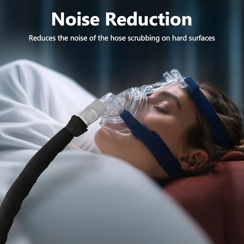 Image of 6.4ft CPAP Hose Cover for ResMed AirSense 11 10 ClimatelineAir Heated Tube | Fits ResMed AirSense 11 /10 /S9, AirCurve10 & ClimateLineAir tubing; anti-condensation, noise & pet scratch resistant, washable