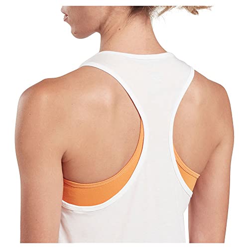 Reebok Vector Graphic Tank Camiseta, White, L para Mujer