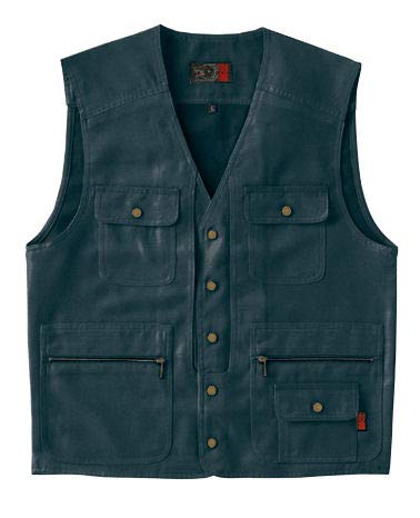 62581影狼メンズ作業服ベストグレーサイズEL