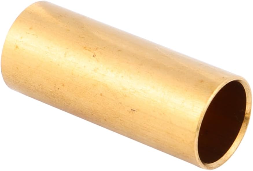 Yardwe 1pc Brass Guitar Slide Bass Guitar Accessory Finger Slide Ring Guitar And Slide Guitar Finger Slide Finger Sleeves Metal Slide Guitar Standard Guitar Slide Guitar Bottleneck Golden
