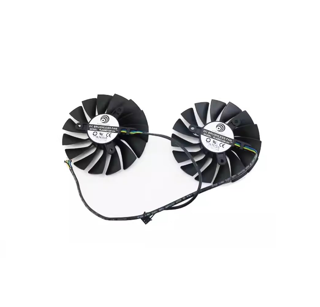 90mm 4Pin PWM GPU Cooling Fan Replacement for MSI RTX 2060 2070 2070S 2080 2080S 2080Ti Ventus PLA09215B12H Graphics Card