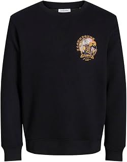 Jack&Jones JUNIOR Jungen Jjskull Rock Sweat Crew Neck Jnr Sweatshirt (1er Pack)