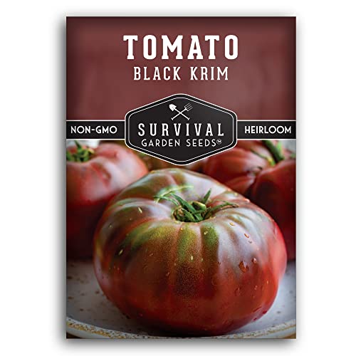 Black Krim Tomato Seeds for Planting - Heirloom Non-GMO Beef...
