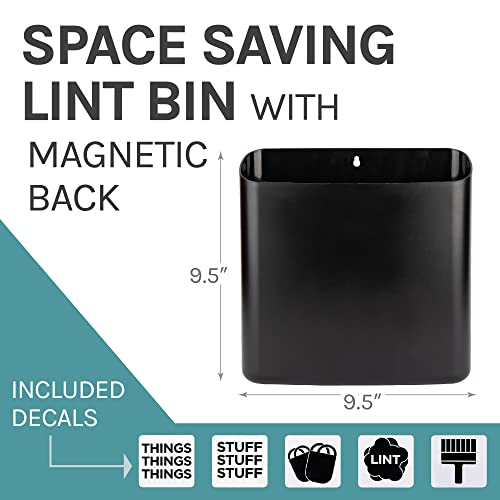 Caneca magnética negra rectangular para pelusa miniatura 2